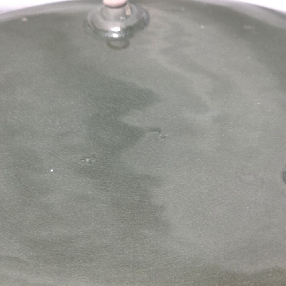 Weller Pottery Green Rosemont Large Shallow Tri-Foot Flower Bowl Plant Dish - Picture 6 of 13